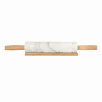 The Kitchen Pantry Marble Rolling Pin with Stand