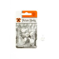 X Brand Hard Wall Hooks Small Blister Pack