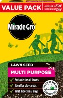 Miracle Gro Multi Purpose Lawn Seed 33m2 Value Pack