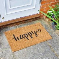 Outside In Decoir Mat 75 x 45cm - Happy Heart