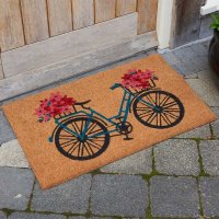 Outside In Flower Power Decoir Mat 45 x 75cm
