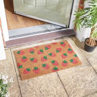 Outside In Strawbs! Decoir Mat 45 x 75cm