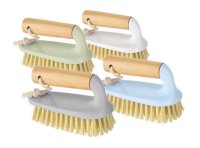 Bettina Bamboo Handled Scrub Brush - Assorted