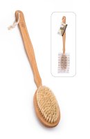 Aqua Massage 1pc Natural Bristle/Wooden Brush
