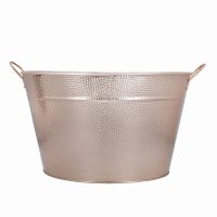 BarCraft Hammered Champagne Pail with Copper Finish