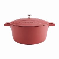 MasterClass Cast Aluminium Casserole Dish 5lt - Red