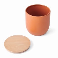 KitchenCraft Idilica Storage Canister 1lt - Terracotta