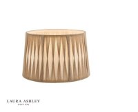Laura Ashley Gathered Pleat Cotton Shade Natural 30cm/12 inch