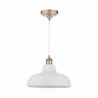Laura Ashley Pussywillow Pendant White Ceramic