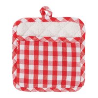 Judge Textiles Pot Holder - Red Check