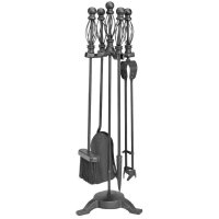 Manor Reproductions Ball Cage Companion Set - Black