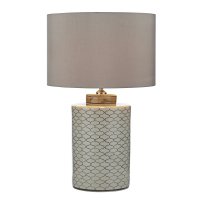 Dar Paxton Table Lamp Cream Brown - (Base Only)