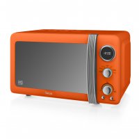 Swan Orange Digital Microwave 800W
