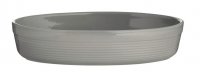 William Mason Grey Oval Dish - 28cm