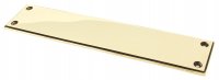 Aged Brass 300mm Art Deco Fingerplate