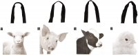 Fallen Fruits Shopping Bag - Young Farm Animal Assorted (1Only)