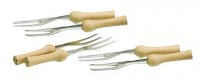 KitchenCraft Set of Six Stainless Steel Corn on the Cob Holders