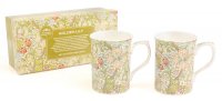 Lesser & Pavey Golden Lily Mugs Set of 2
