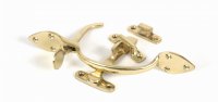 Polished Brass Cast Suffolk Latch Set