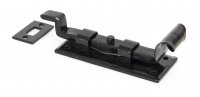 Black 4" Cranked Door Bolt