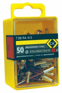 C.K Pop Rivets Aluminium 4.8mm x 12mm Box of 40