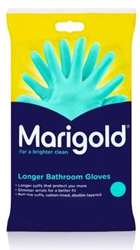 marigold longer bathroom gloves - large