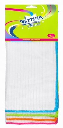 Arix Bettina 4 Pc Microfibre Dish Cloths