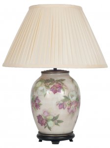 Jenny Worrall Hellebore Medium Glass Table Lamp