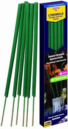 Zero In Citronella Inscense Sticks - (Pack of 6)