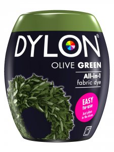 Dylon All-In-1 Fabric Dye Pod for Machine Use - Olive Green