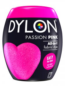 Dylon All-In-1 Fabric Dye Pod for Machine Use - Passion Pink