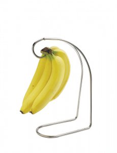 KitchenCraft Chrome Plated Wire Banana Stand