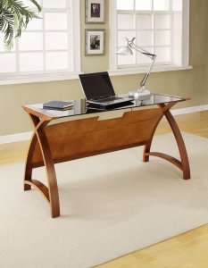 Jual Laptop Desk 1300mm - Walnut