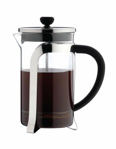 Cafe Ole Mode Cafetieres with Metal Frame 3 Cup Chrome Finish
