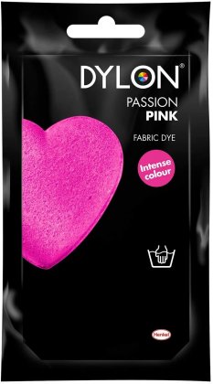 Dylon Fabric Dye for Hand Use - Passion Pink