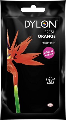 Dylon Fabric Dye for Hand Use - Fresh Orange