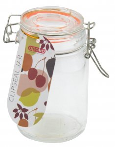 Apollo Housewares Glass Clipseal Jar 0.29L