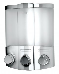 Croydex Euro Soap Dispenser Trio Chrome