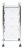 Trolley 4 White Plastic Drawers Chrome Steel Tube Frame