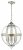 Dar Vanessa 3 Light Pendant Polished Nickel / Clear