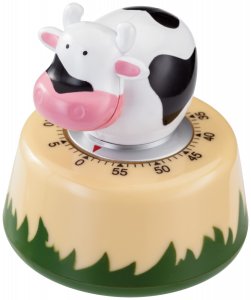 Judge Kitchen Wind-Up 60 Minute Timer - Grazing Cow