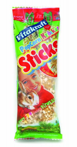 Vitakraft Rabbit Sticks - Popcorn Sticks 2pack
