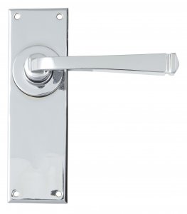 Polished Chrome Avon Lever Latch Set