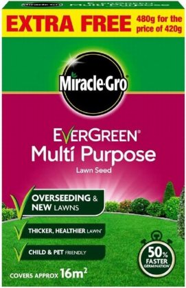 Miracle Gro Multi Purpose Grass Seed -  480g