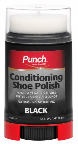 Punch Conditioning Shoe Polish Black 40ml