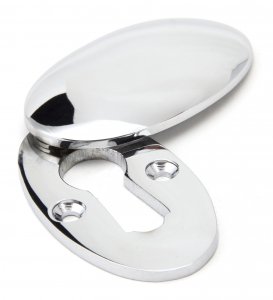 Polished Chrome Oval Escutcheon & Cover