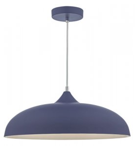 Dar Kealan 1 Light Pendant Dark Blue