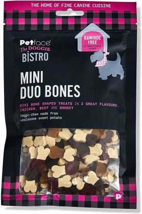 Petface The Doggie Bistro Mini Duo Bones 125g