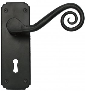 Black Monkeytail Lever Lock Set