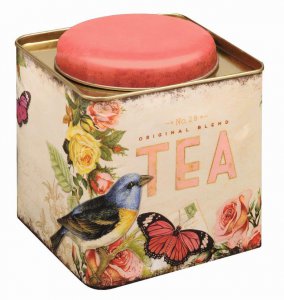 Elite Tins Nostalgia Tea Caddy